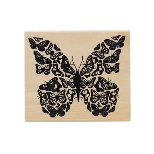 Butterfly Wooden Stamp by Recollections&#x2122;